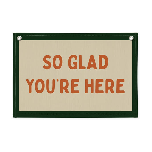 We Are Vintage Welcome Sign Banner for Classroom Teacher Must Haves Welcome / So Glad You're Here