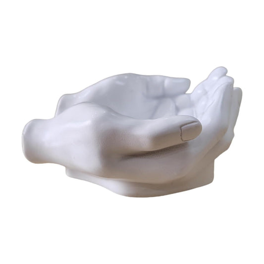 Hand Key Holder Bowl Funny Entryway Key Tray for Desk & Home Decor