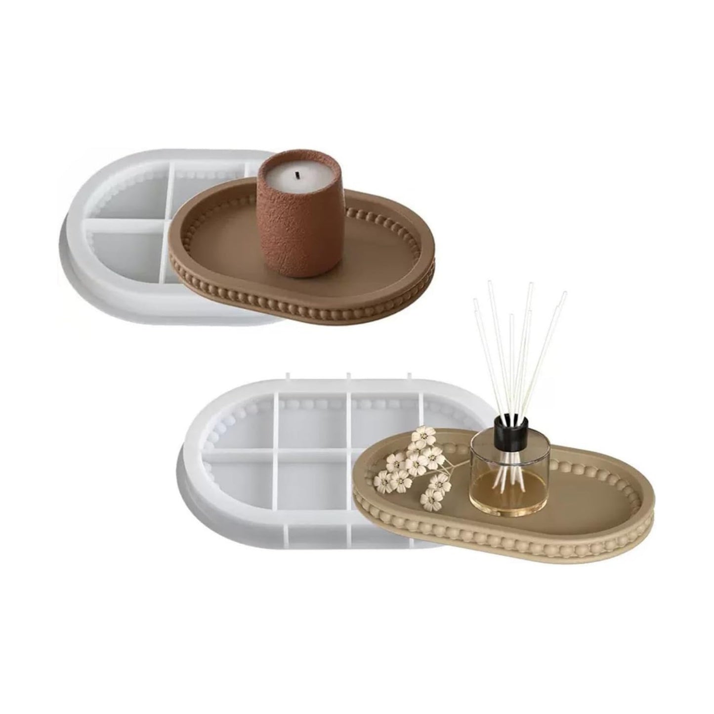 Oval Tray Mold / Set of 2
