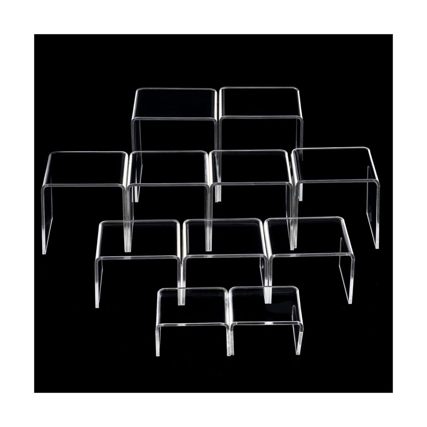 Product Stand / Cupcakes Holder Dessert Transparent / Clear / Set of 20