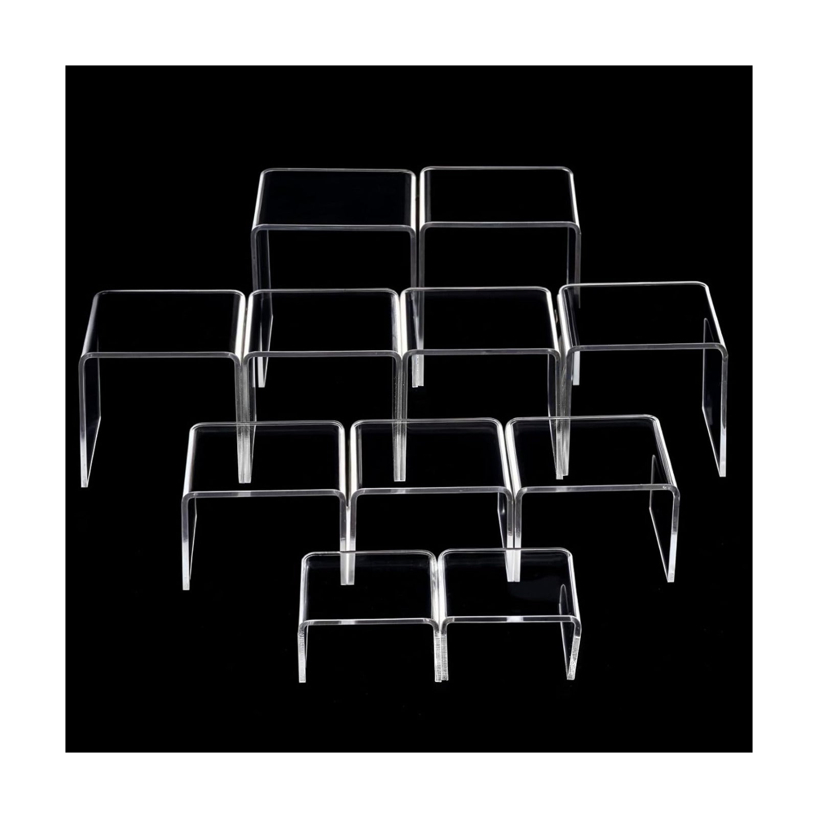 Product Stand / Cupcakes Holder Dessert Transparent / Clear / Set of 20
