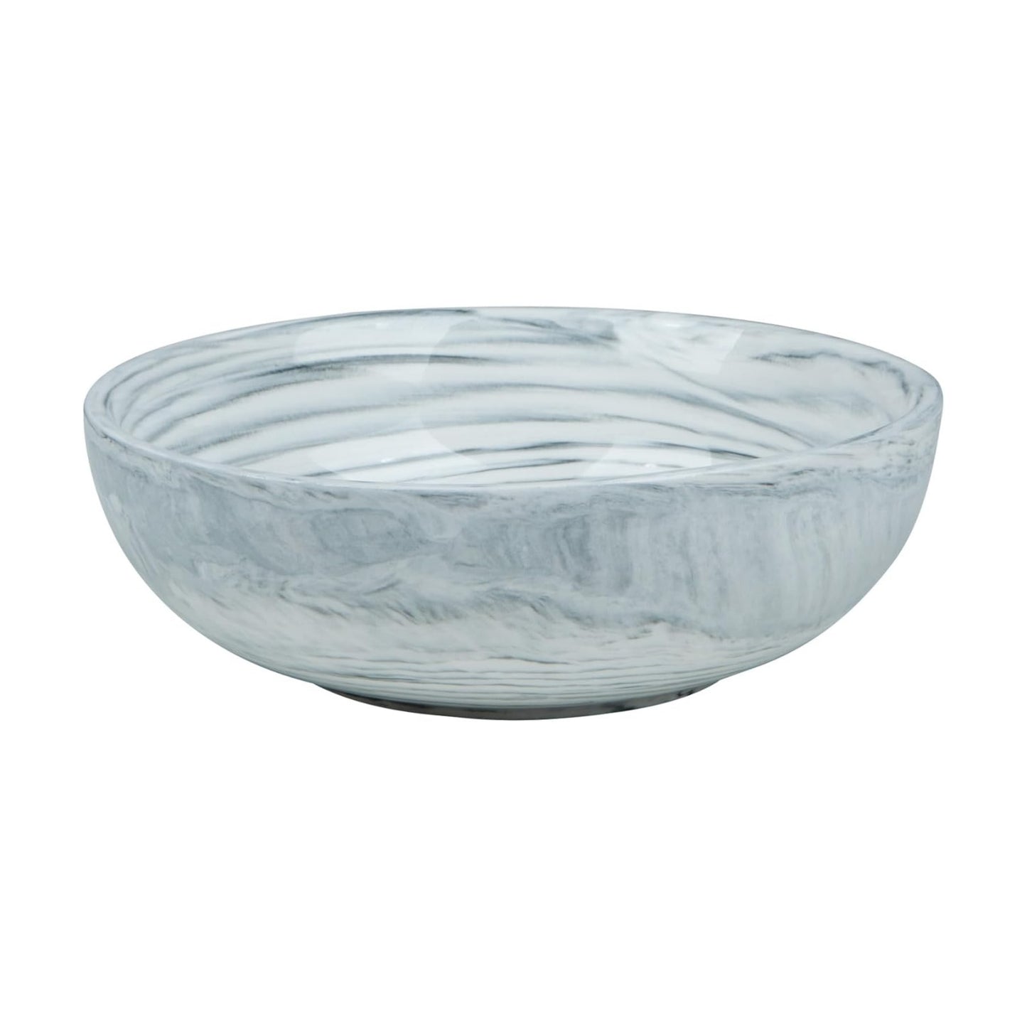 Marble-patterned Ceramic Bowl / 6.1 Inches / Gray