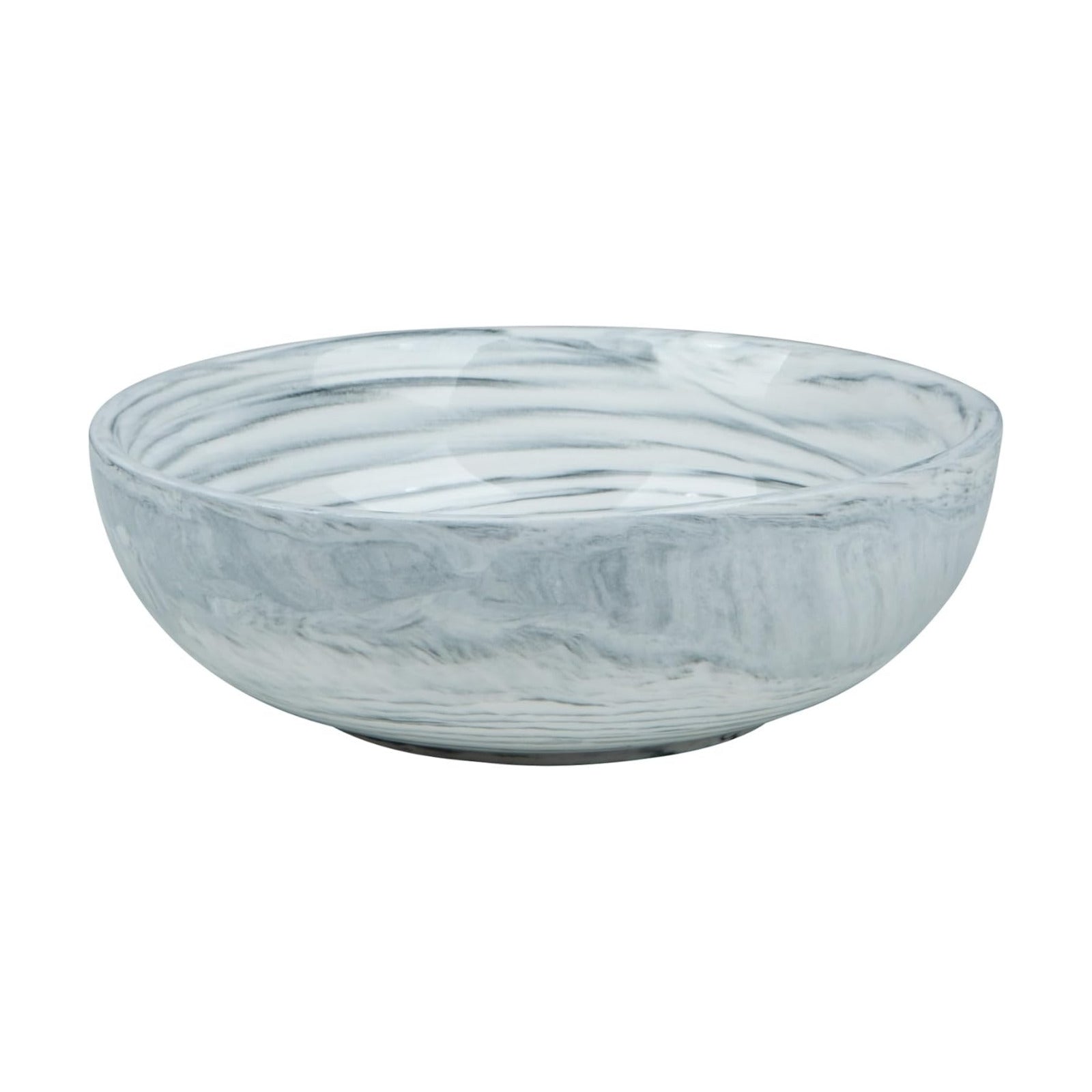 Marble-patterned Ceramic Bowl / 6.1 Inches / Gray