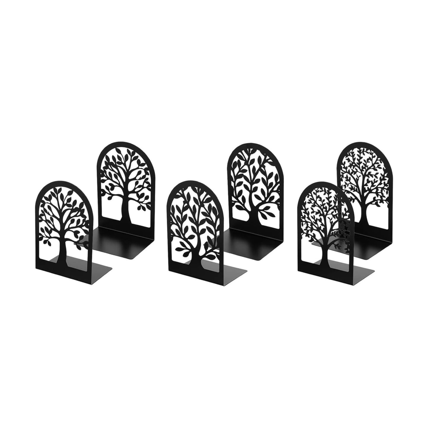 Modern Metal Tree Book Ends