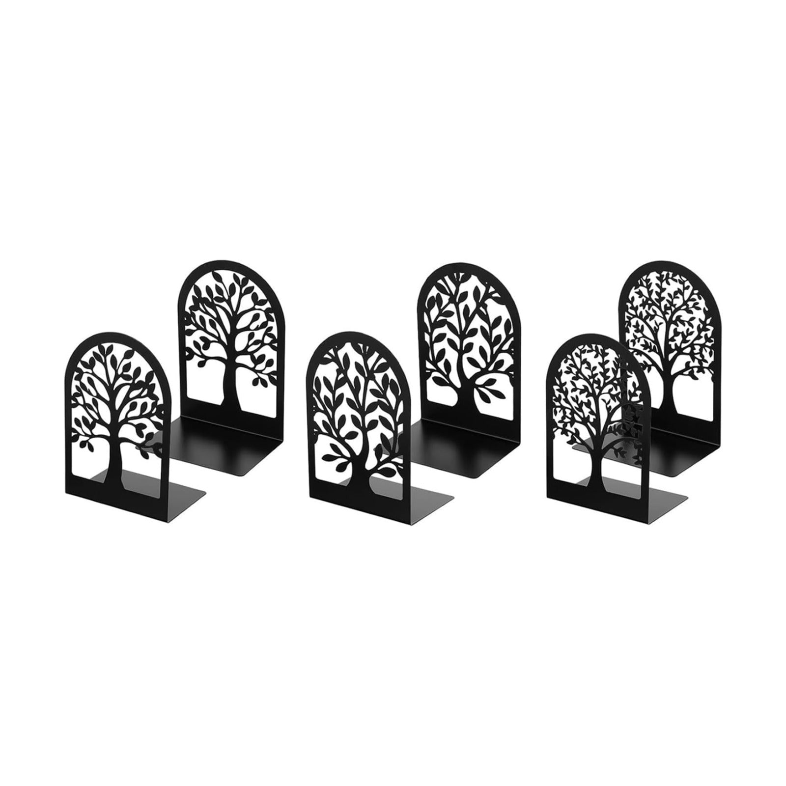 Modern Metal Tree Book Ends