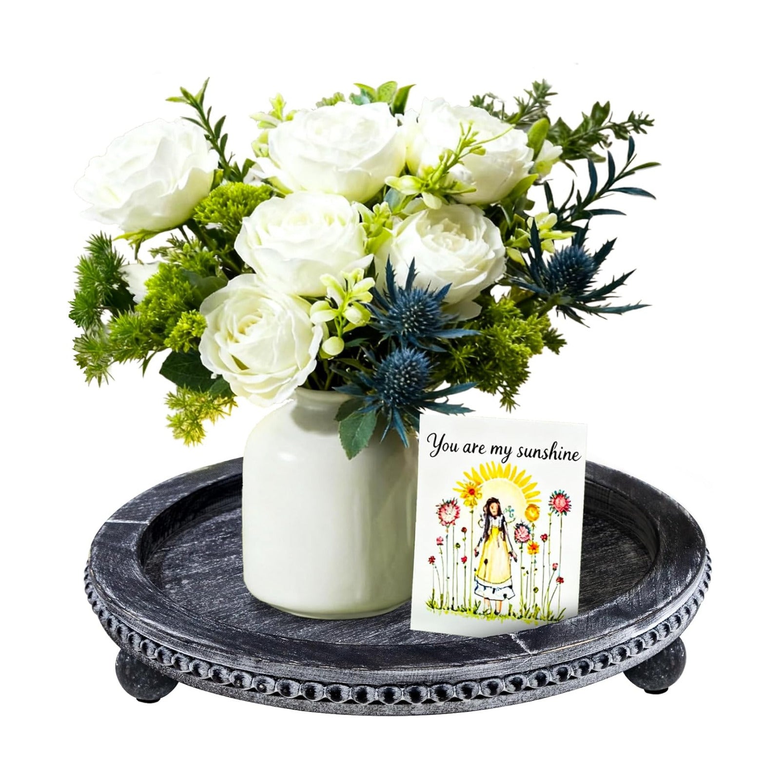 Farmhouse Small Decorative Trays / Retro Black