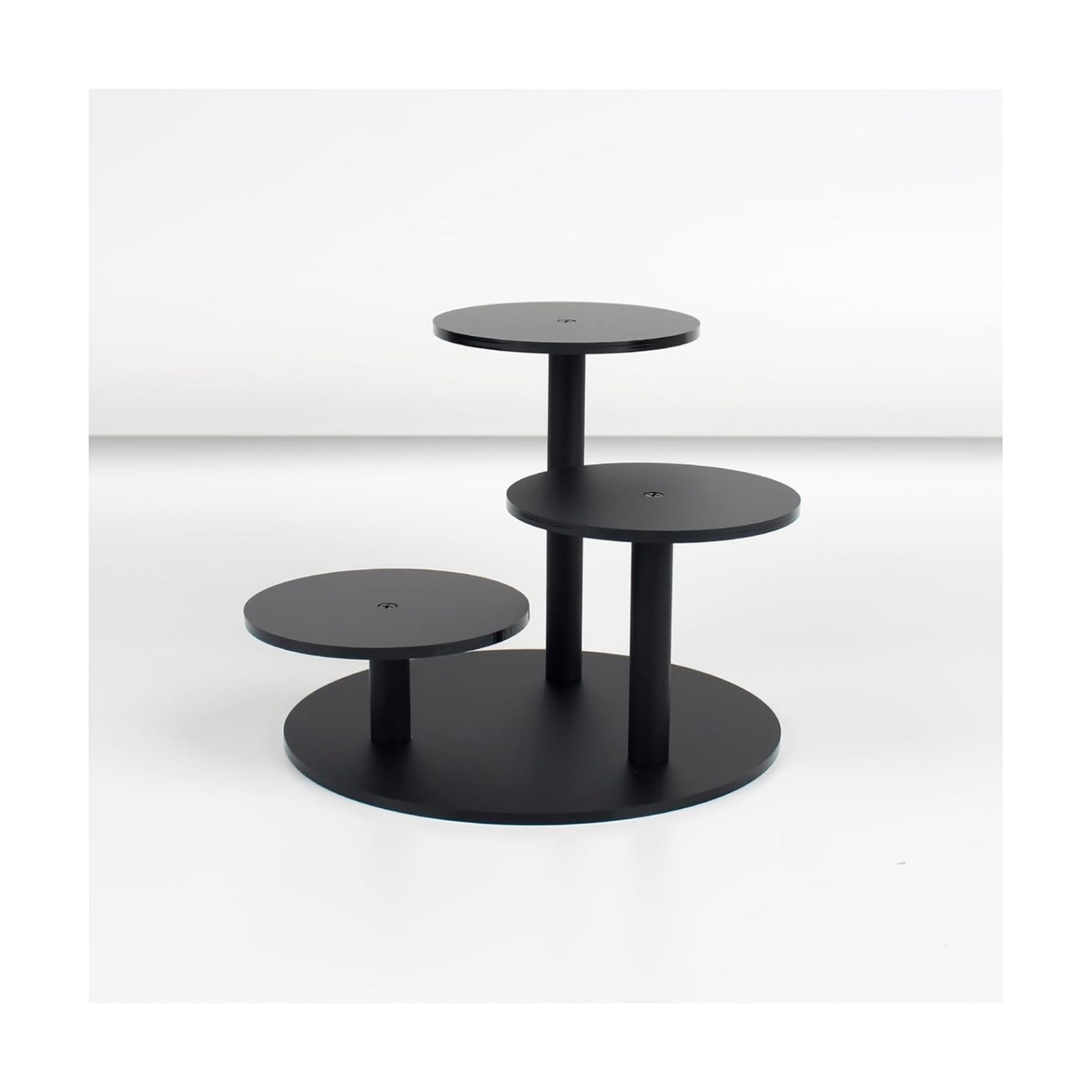 Frosted Acrylic Table Display Stand for Figure Small Display Risers for Succulent Plants 3 / Black