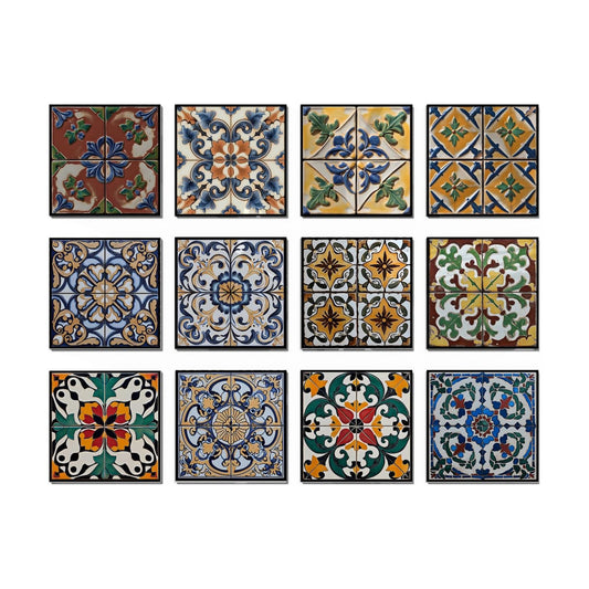 in Back Stickers Suitable / Art Moroccan Tile / 5.9 x 5.9 / Set of 24