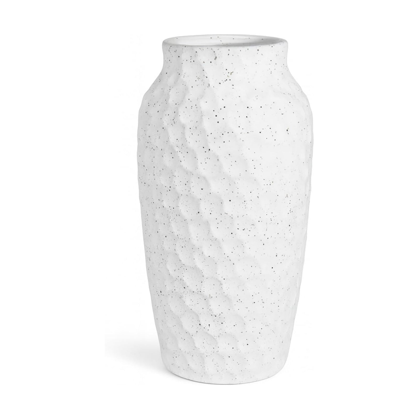 Ceramic Vase for Flowers / White / 12.4 Inch