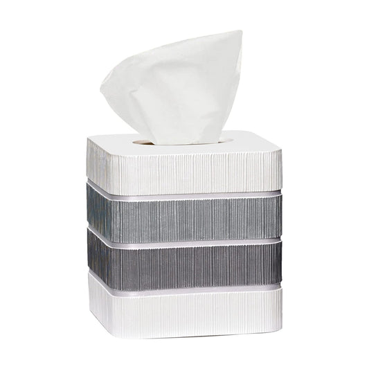 Modern Line Stylish Tissue Box Holder / Modern Line White