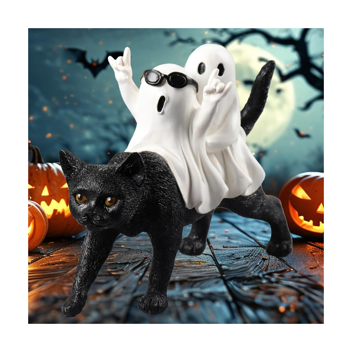 Halloween Decorations Indoor Ghost Gifts, Rock n Roll Ghost