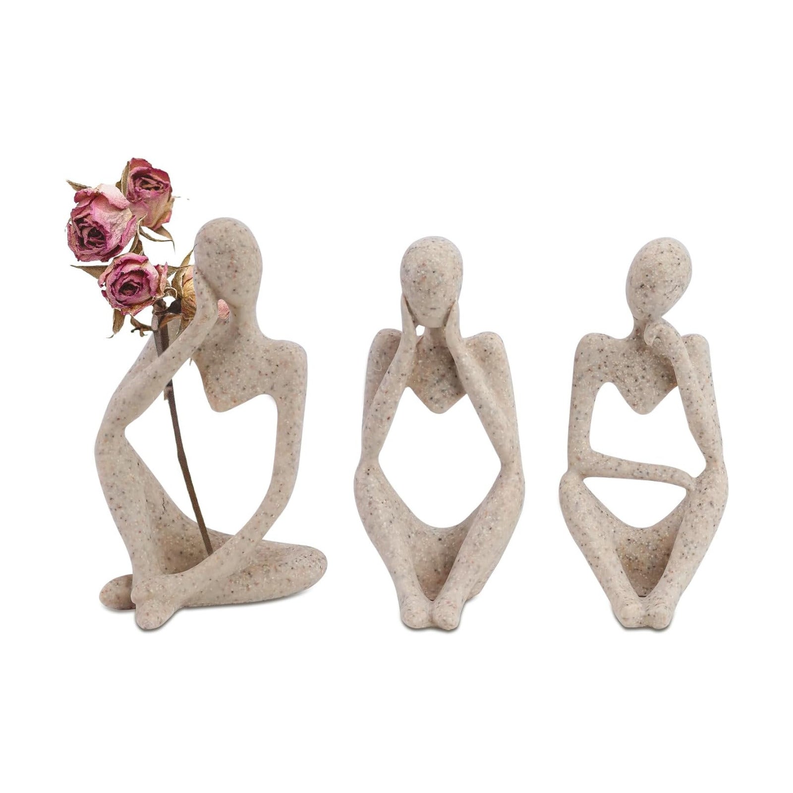 Home Decor Thinker Statue / Set of 3
