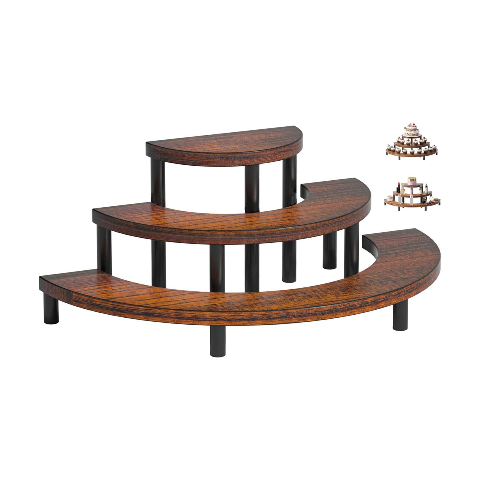 Rustic Cupcake Stand / Brown
