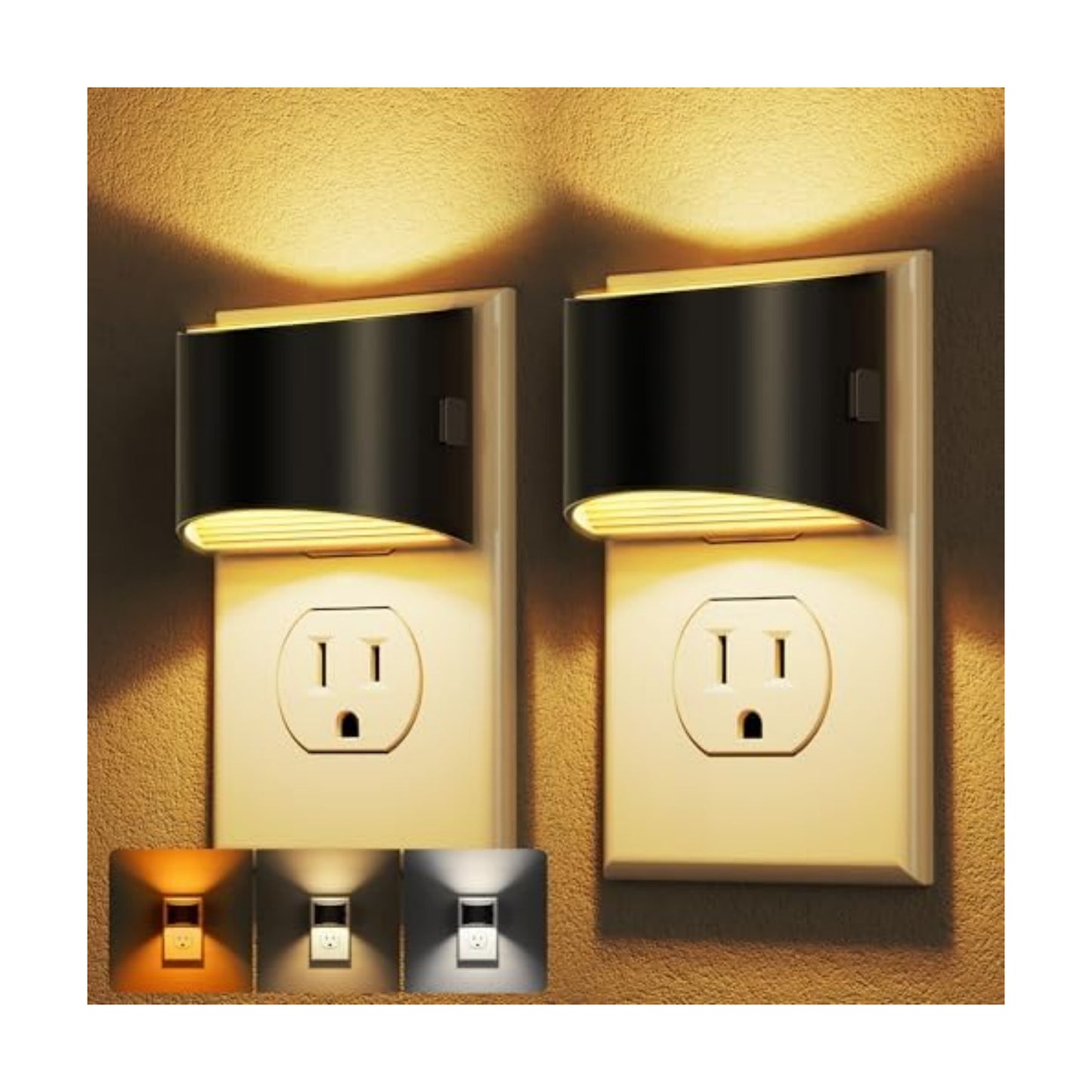 DORESshop Night Light, Night Lights Plug into Wall, Adjustable, 3CCT