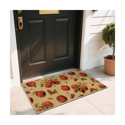 Apple Doormat Vintage Fruit Door Mat Apple Kitchen Rug Home Decor Floor Mat
