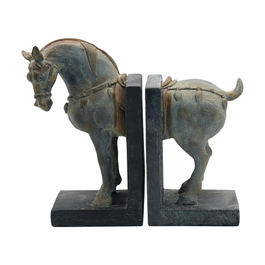 Decorative Bookends / Heavy Duty Non-Slip Book Holders / Tang Horse