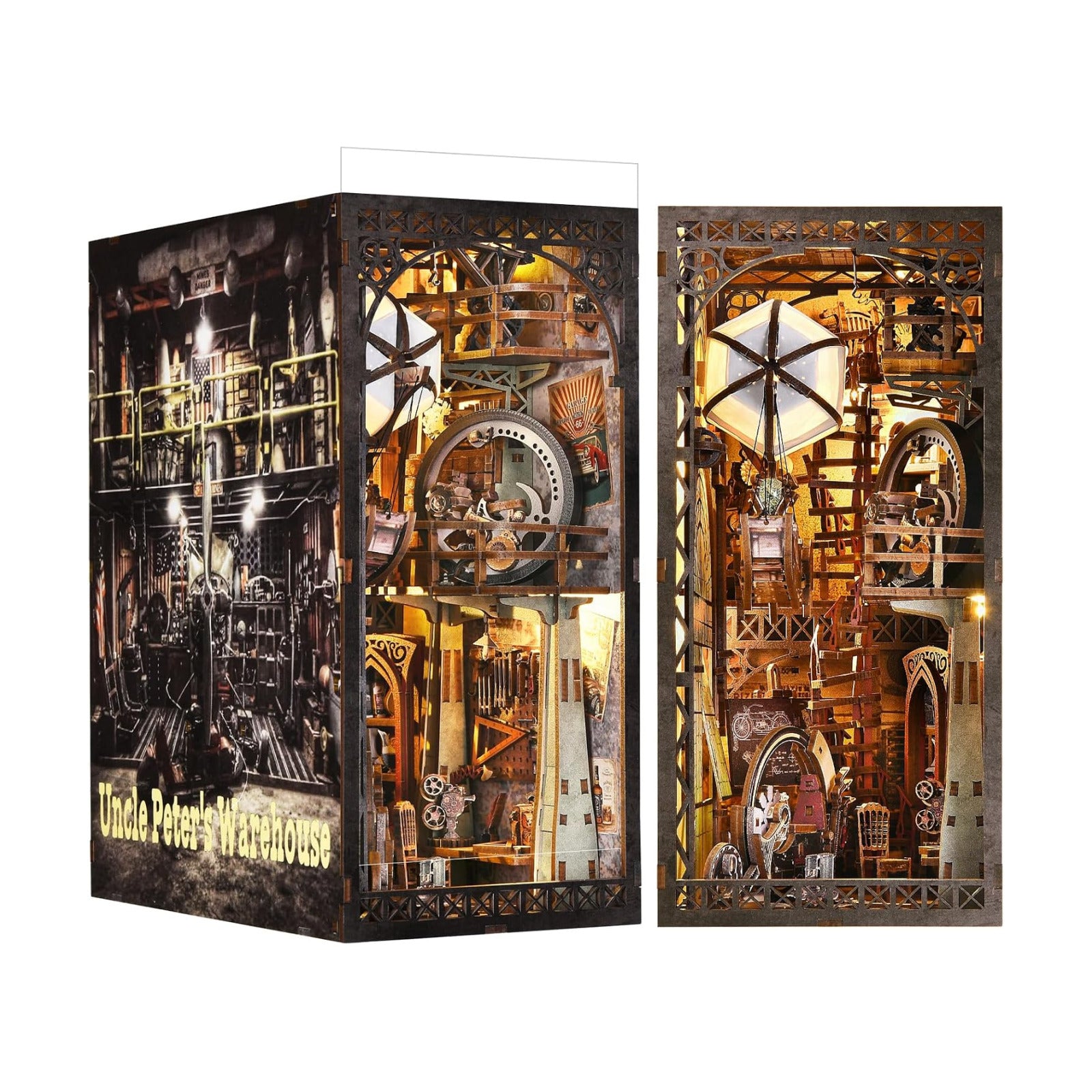 DIY 3D Wooden Puzzle Bookend / Uncle Peter's Warehouse