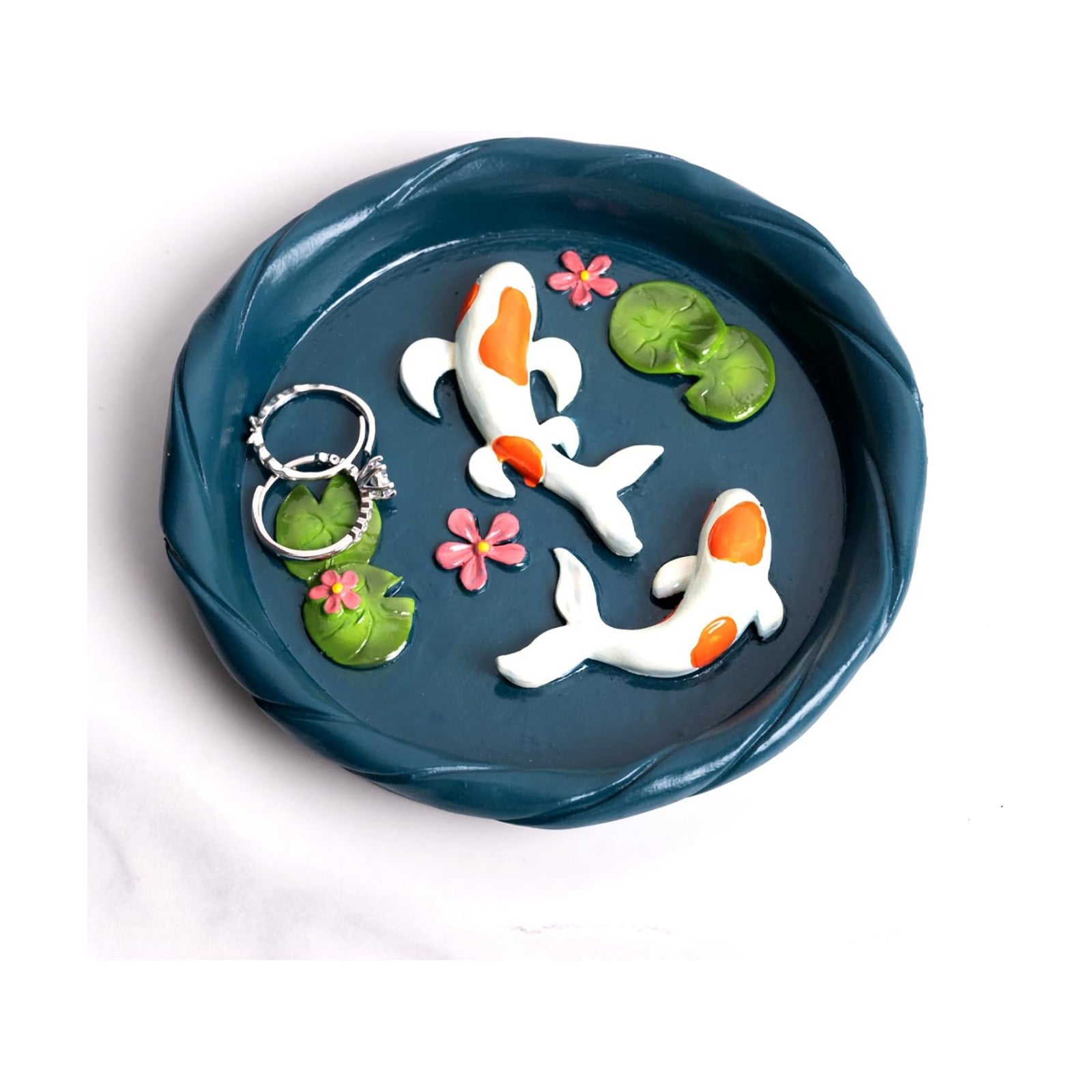 Resin Jewelry Tray / Dark Blue