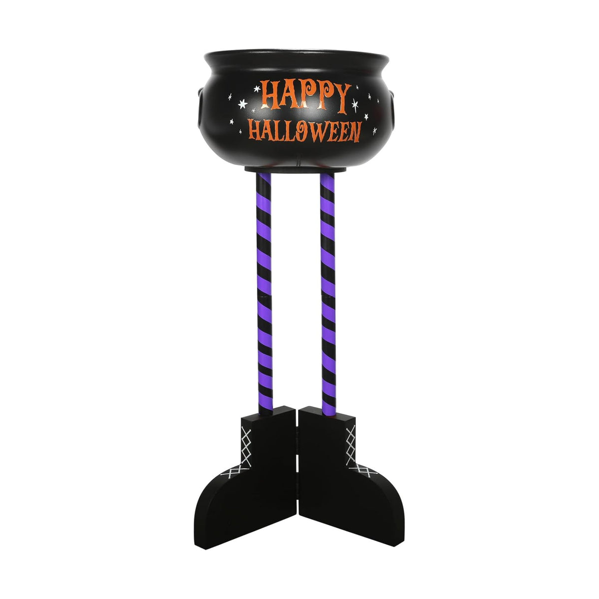 Halloween Decorations Outdoor, 32" Tall Witch Legs Candy Bowl Stand Holder