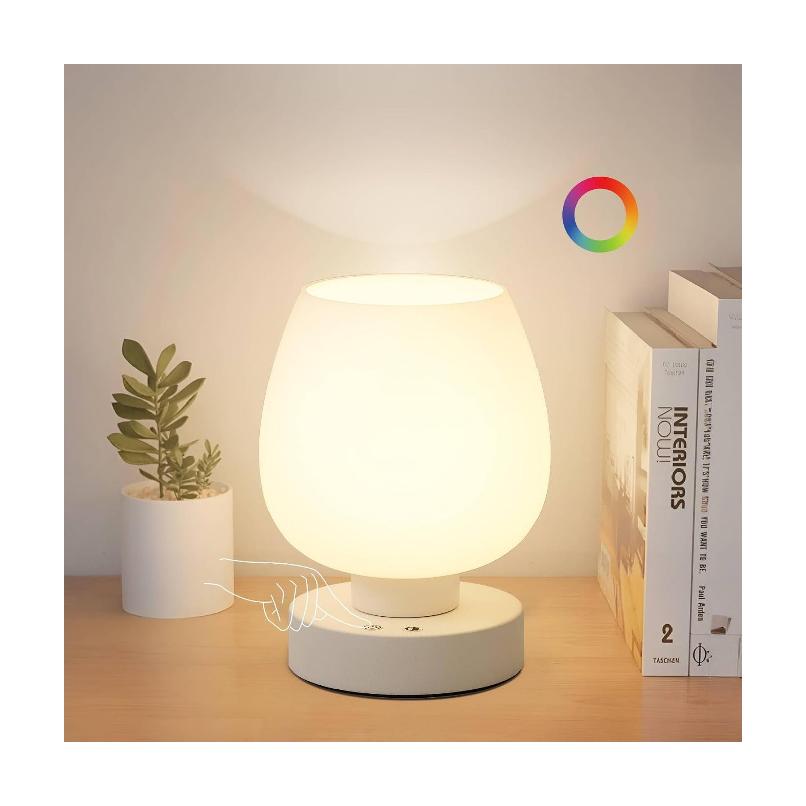 Rechargeable Battery Operated Desk Lamps / White