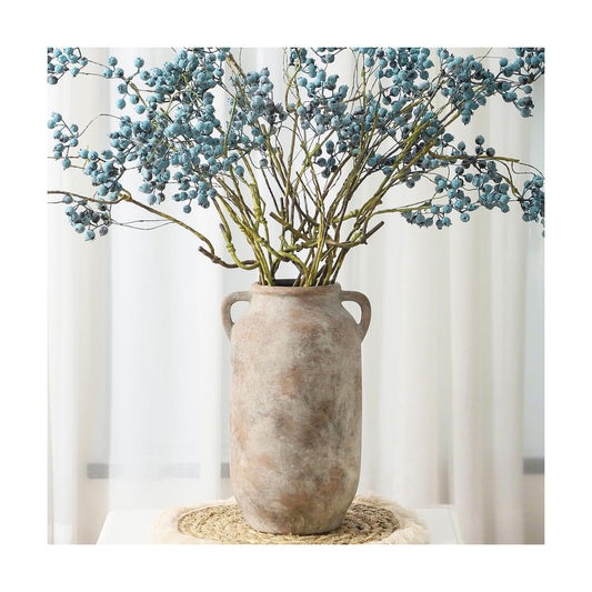 Tall Ceramic Farmhouse Rustic Table Vases / 12" Retro / 12 Inch