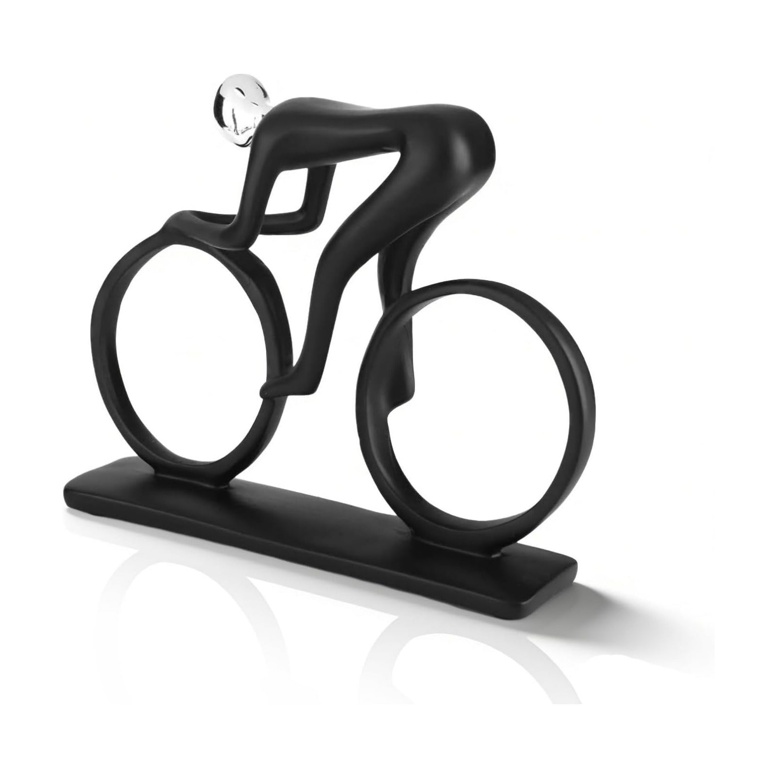 Home Decor Statues Abstract Art Statue Resin Bike Figurine Decorative Objects Home Decor Modern