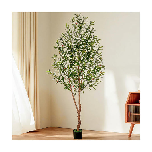 Tall Faux Olive Tree / 7ft / 7 Inch