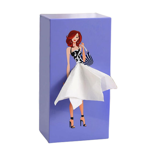 Skirt Tissue Box Holder Decorative Tissue Box Cover Funny Tissue Boxes Holder for House Bathroom