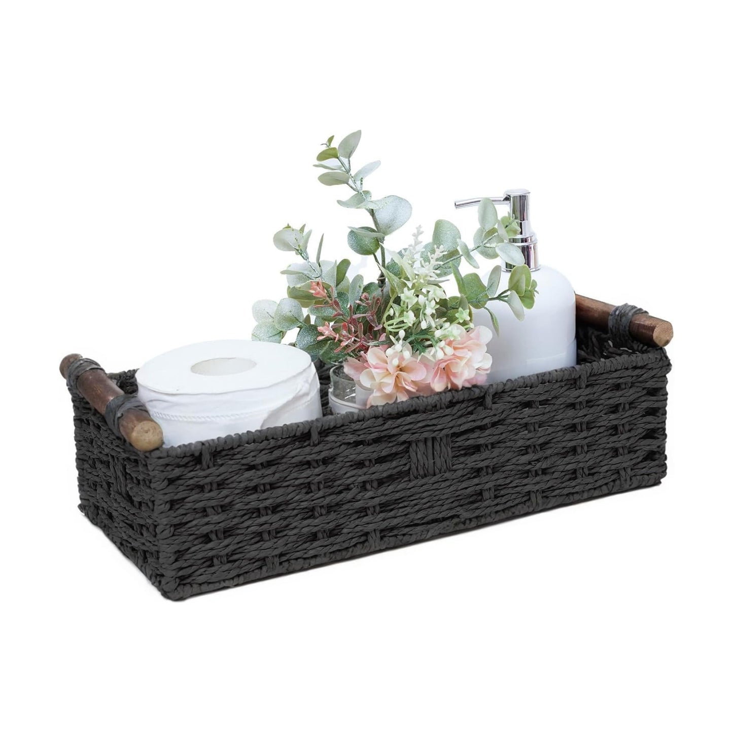 Basket for Toilet Paper Storage Baskets for Bathroom Decor Organizing