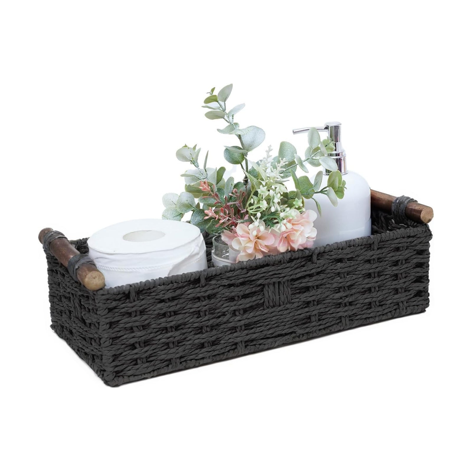Basket for Toilet Paper Storage Baskets for Bathroom Decor Organizing