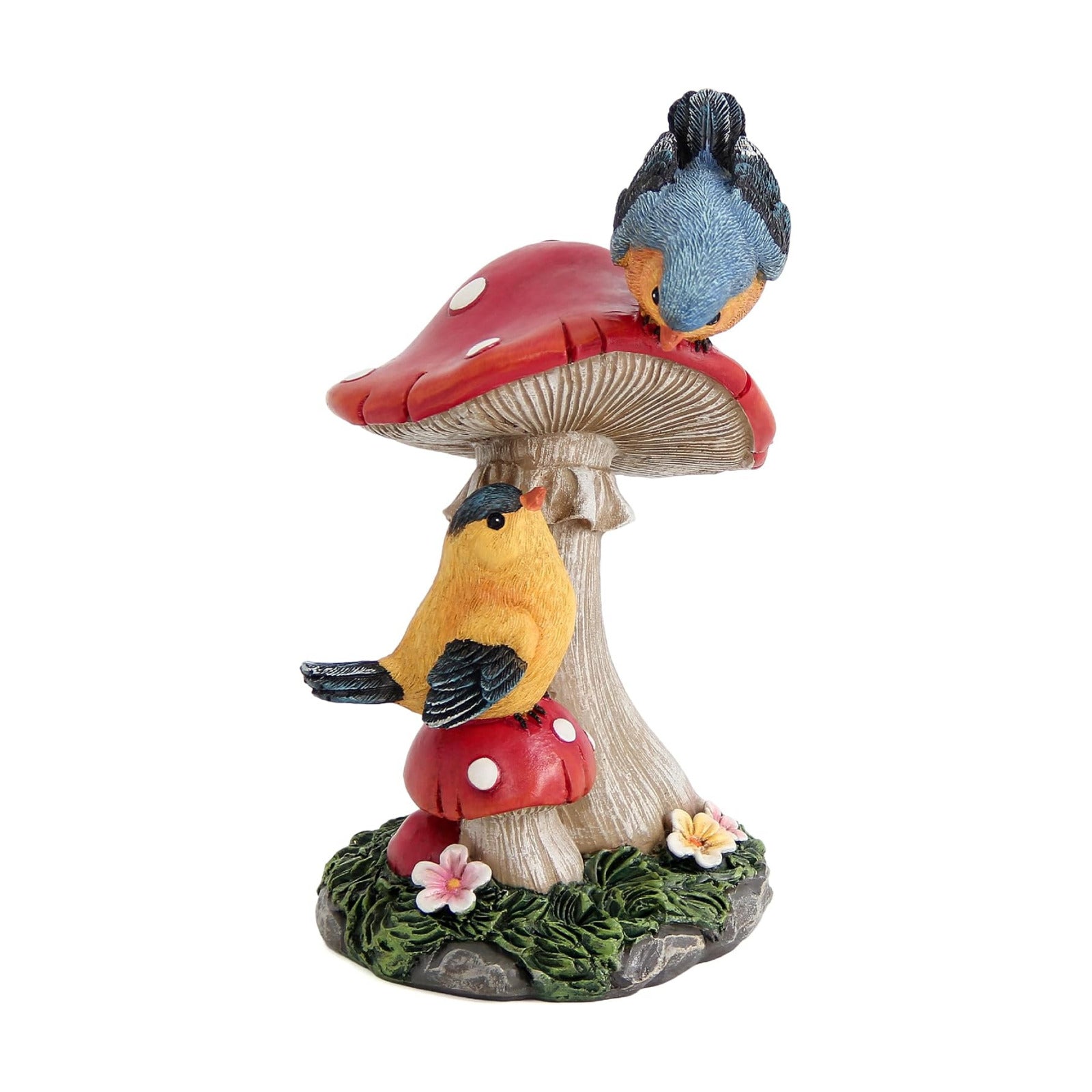 Bird Garden Statue / Red