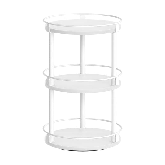 Lazy Susan Organizer, Rotating Spice Rack, 3 Tier Spice Turntable Organizer, Industrial Turntable Spice Holder, for