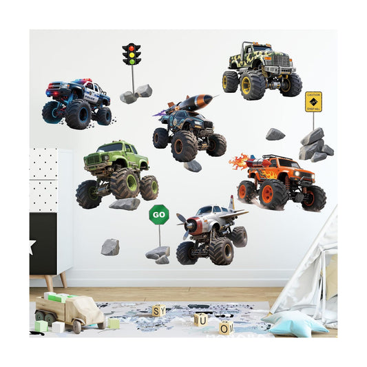Wall Decals Peel and Stick / Racing Car