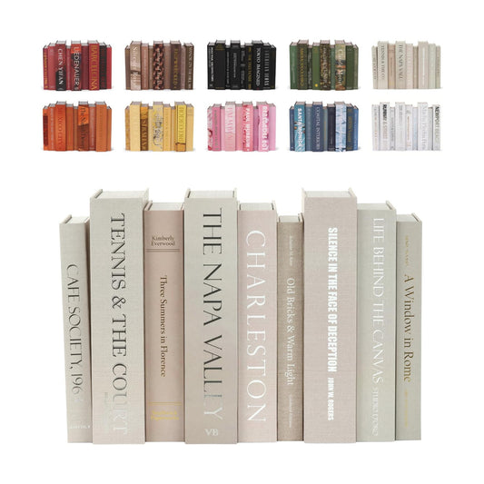 9 Faux Books / Neutral