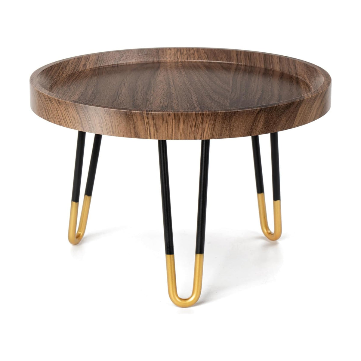 Plant Stand Indoor Outdoor, Mid Century Style Walnut Wood Color Plant Stand,Waterproof Design Modern Plant Table,Easily