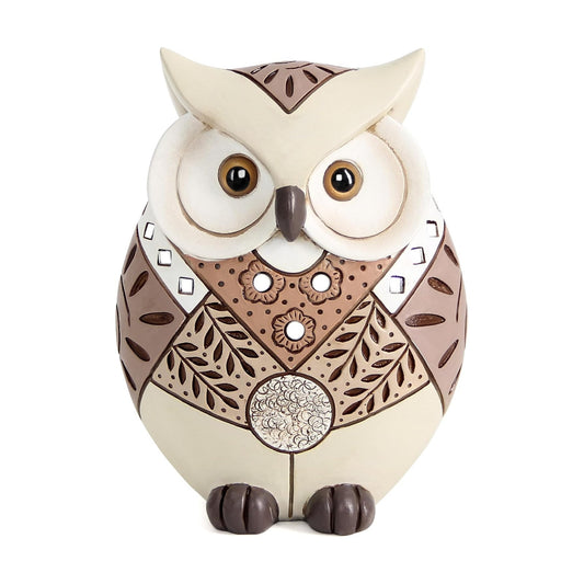 Animal Statues / Owl Statue Home Decor Accents / Beige