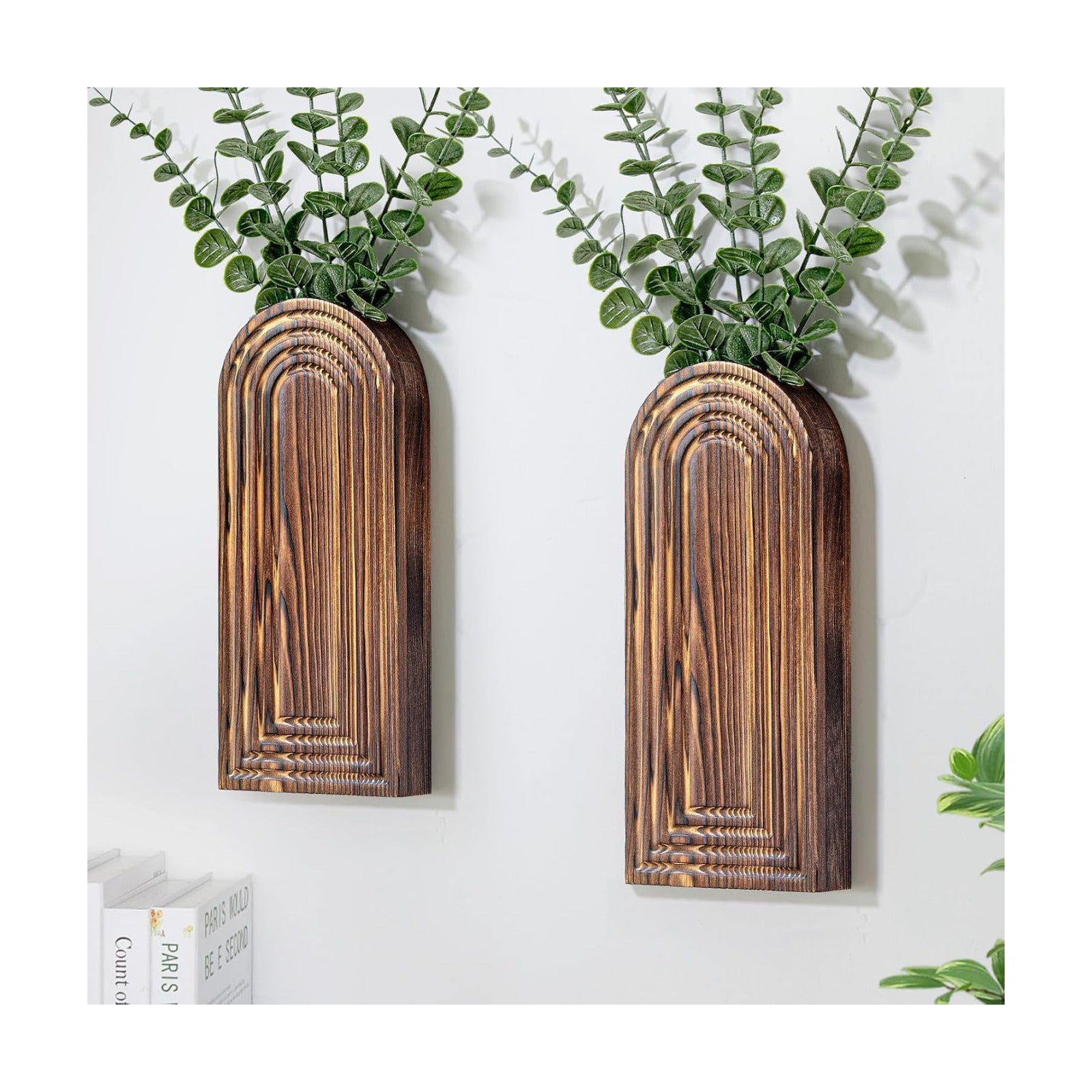 Boho Hanging Planter / Brown / Set of 2