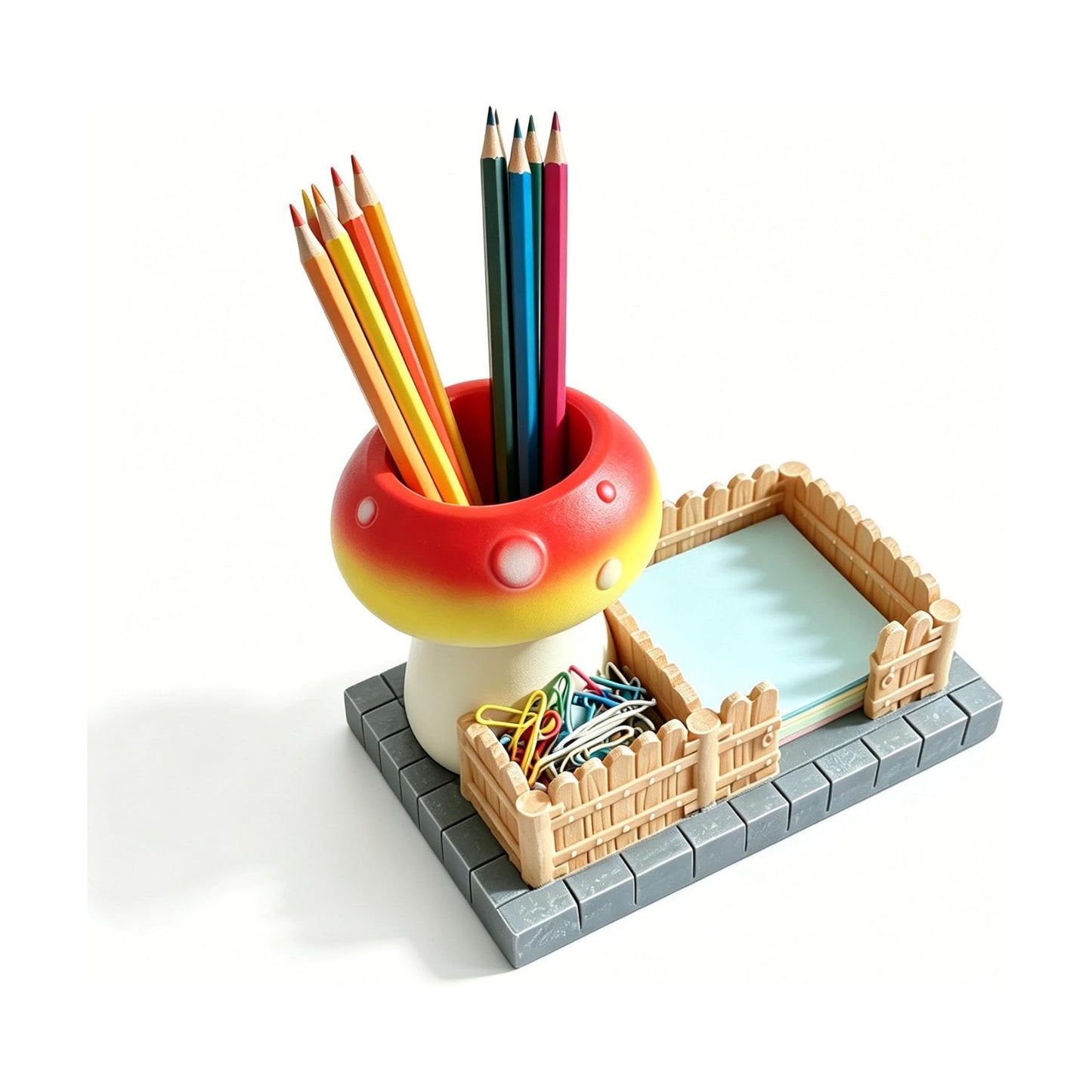 Sticky Note Paperclip Holder
