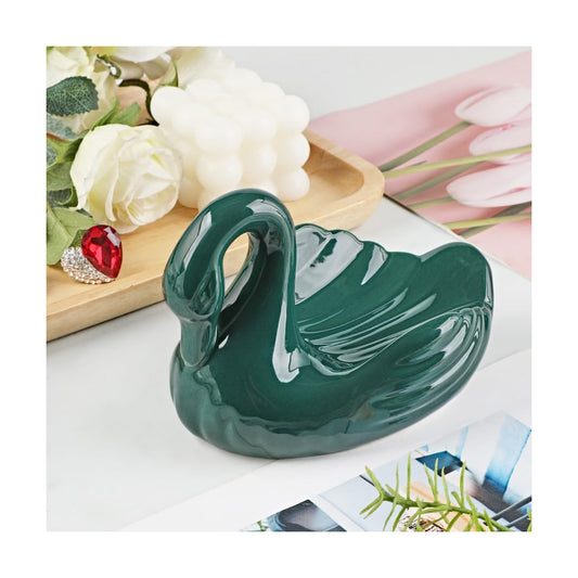 Ceramic Tray / Draining Soap Dish / Green