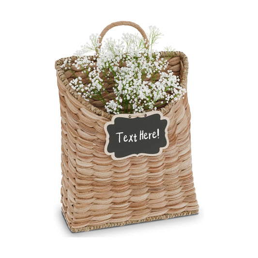 Boho Woven Wall Hanging Basket