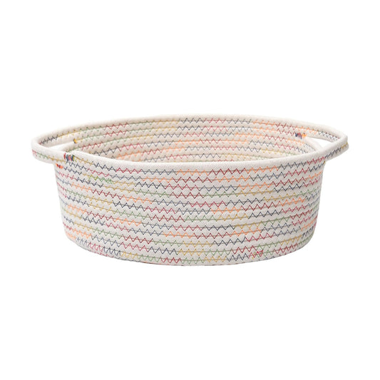 Woven Basket / Organizer / Colorful