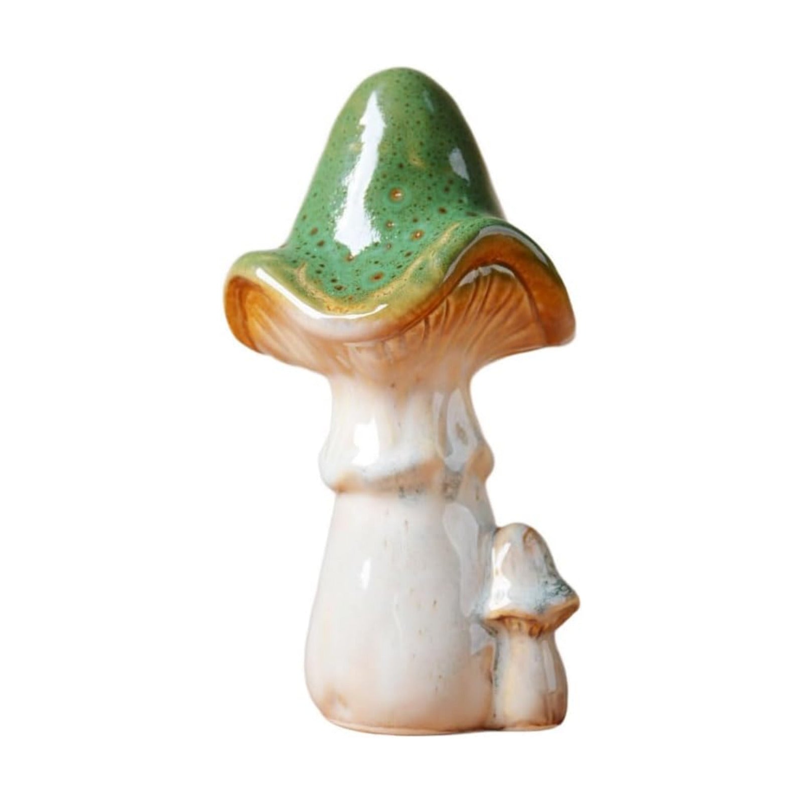Mushroom Statue Decor Fairy Garden Sculpture Figurine Home Gift Art / 7.1 Inch