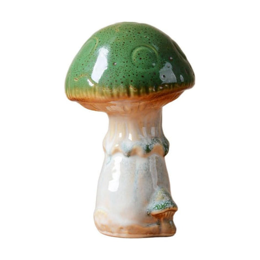 Mushroom Statue Decor Fairy Garden Sculpture Figurine Home Gift Art / 6.5 Inch