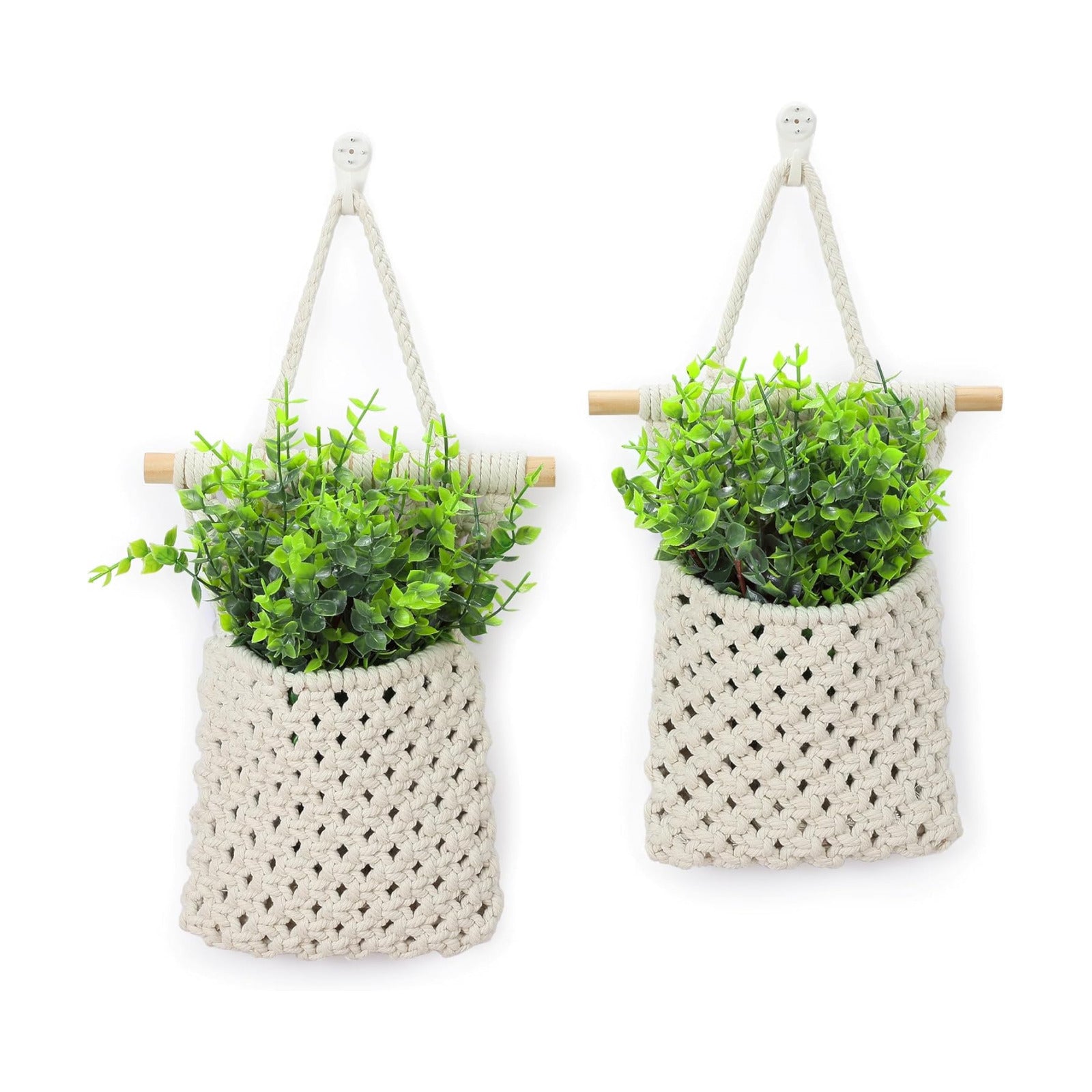 Macrame Plant Hanger / White