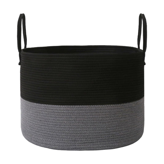 Extra Large Blanket Basket / Black&grey / 65L