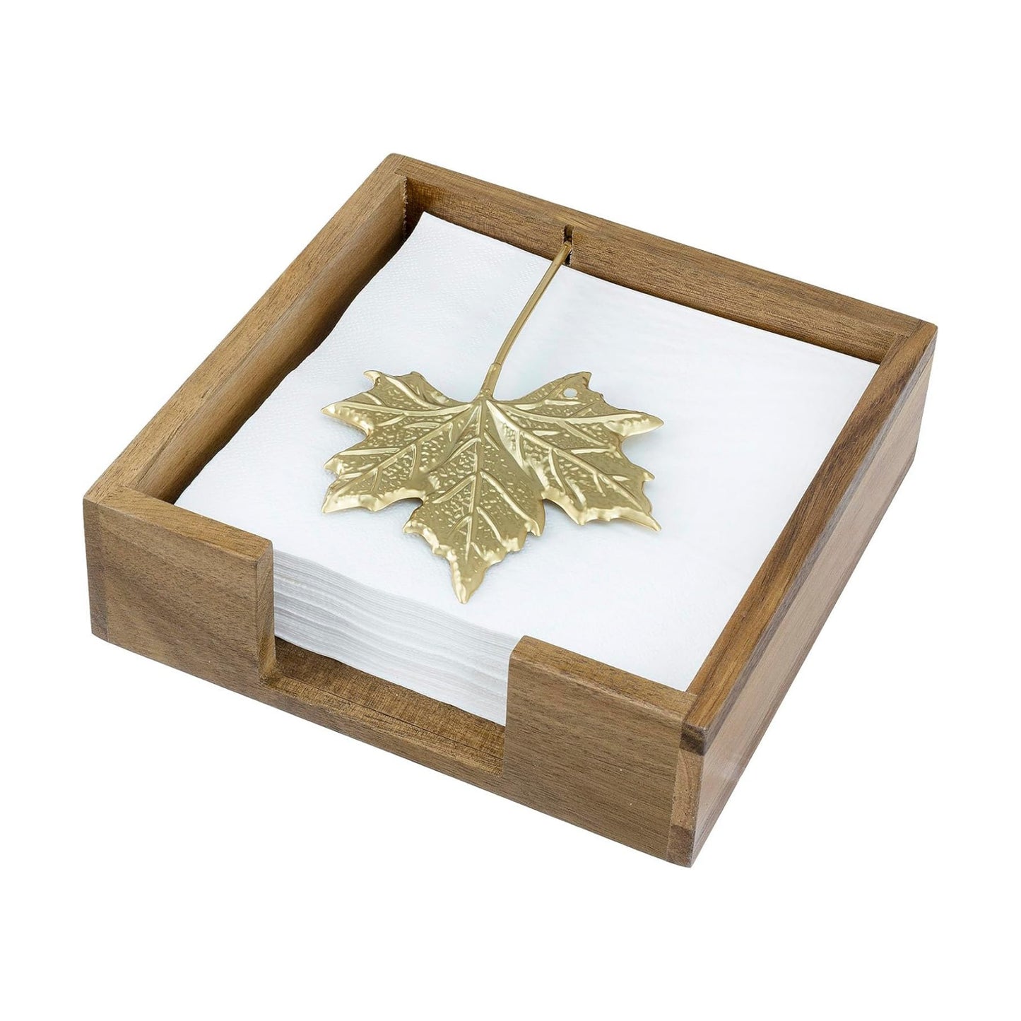 Acacia Wood Tabletop Napkin Holder / Acacia001