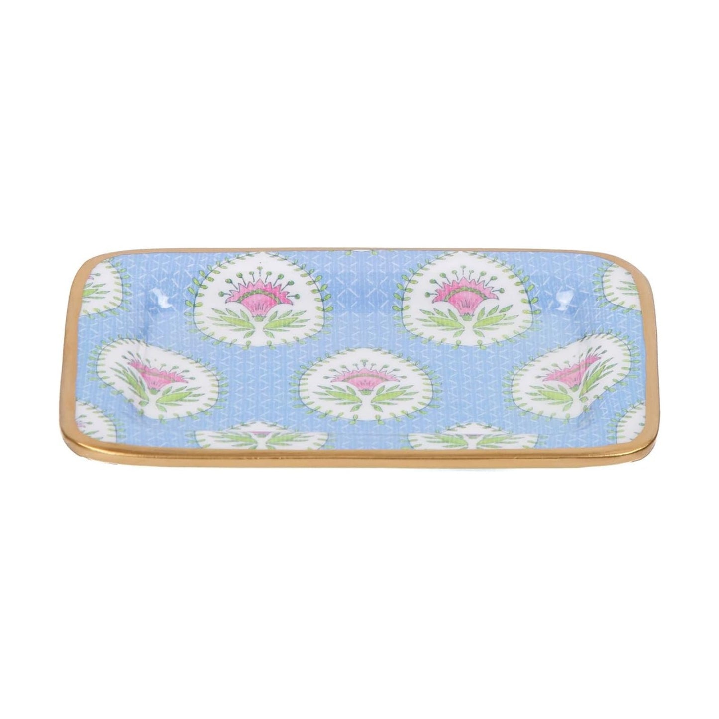 Jaye’s Studio Decorative Trinket Tray / Multicolor / Rectangular / Blue