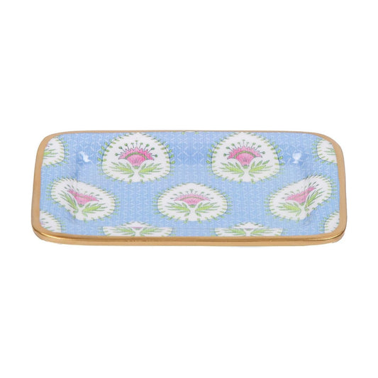 Jaye’s Studio Decorative Trinket Tray / Multicolor / Rectangular / Blue