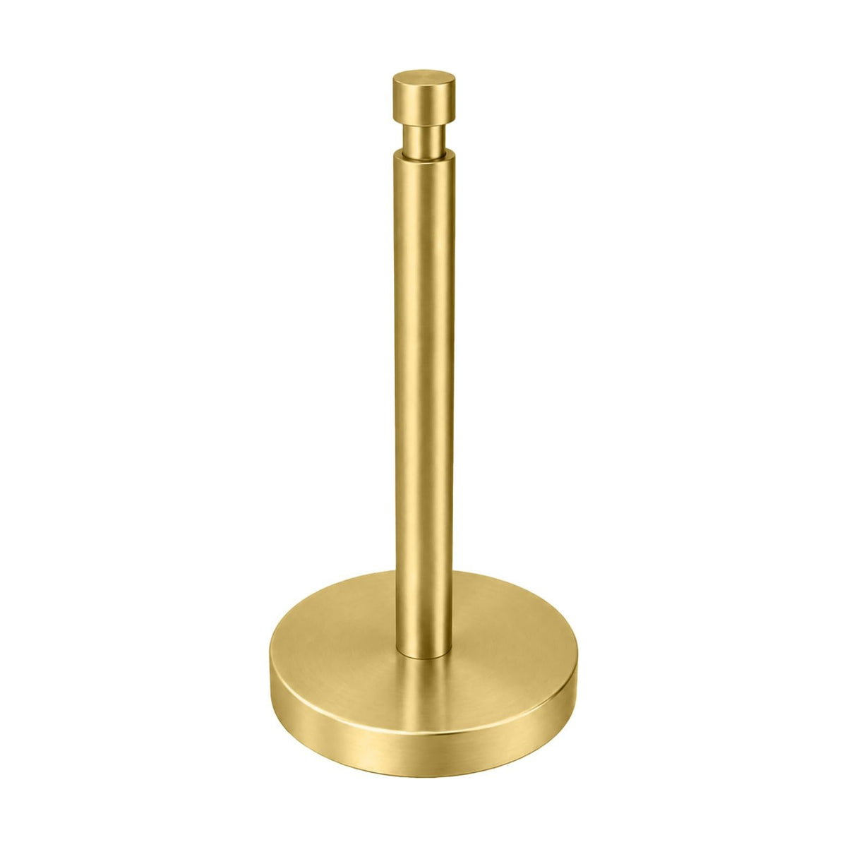3.9lbs Heavy Duty Paper Towel Holder Countertop Weighted Base Gold | Stainles Steel,Modern Standing Countertop