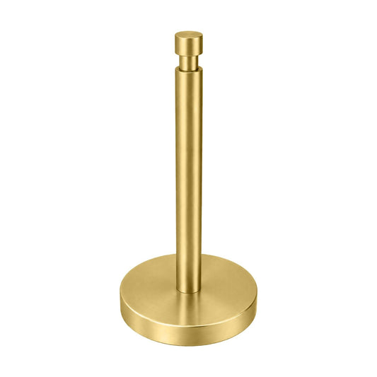 3.9lbs Heavy Duty Paper Towel Holder Countertop Weighted Base Gold | Stainles Steel,Modern Standing Countertop
